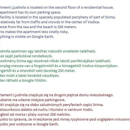 Apartament Ljudmila Vodice