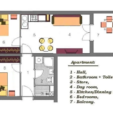 Apartament Ljudmila *